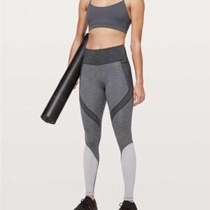 NEW LULULEMON Women’s Early Extension High-Rise Tight 28” Grey Gym Leggings